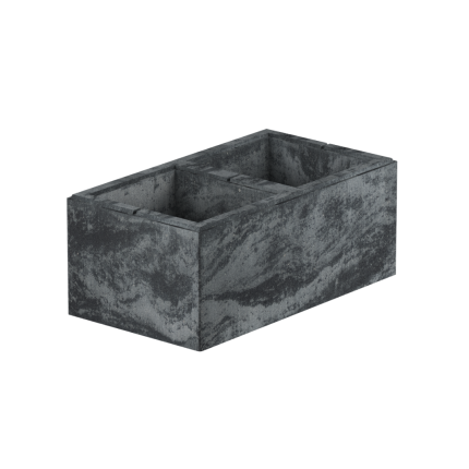 Konekt PUSTAK Ogrodzeniowy Gładki 50x20x20 NOX