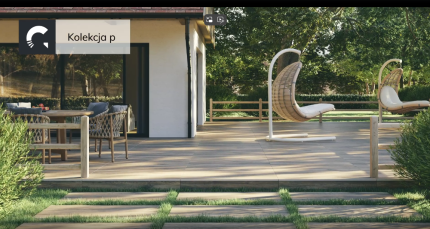 GOLIAT płyty tarasowe PATIO 90x45x2 cm rektyfikowana