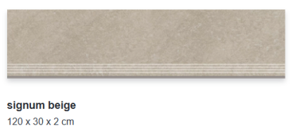 GOLIAT stopnica SIGNUM 120x30x2 cm rektyfikowana