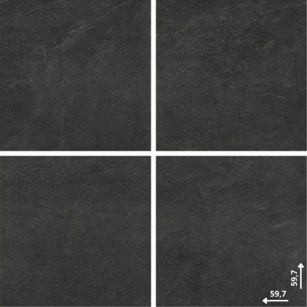 Ceramica Limone ASH BLACK 60x60x2 cm