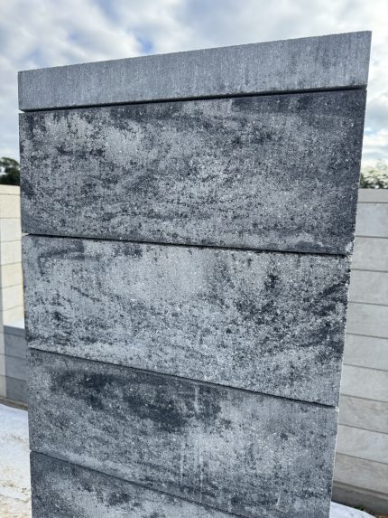 pustak REZYDENCJA NOVATOR 80x19x24 kalcyt biało-stalowy