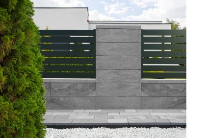 pustak REZYDENCJA NOVATOR 50x19x19 kalcyt szaro-stalowy