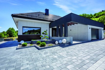 BRUK-BET kostka brukowa PROSPECT, gr. 6 cm perła stalowo-srebrna