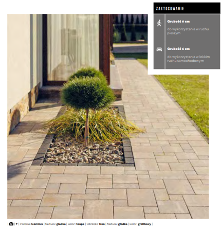 POLBRUK Commix 6cm kolor taupe